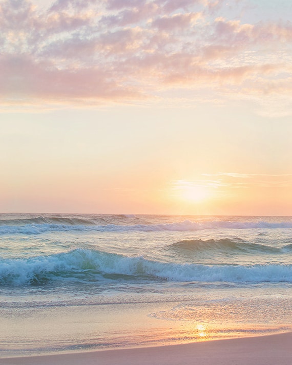 Vertical Beach Photo Beach Photography by LightSongPhotography