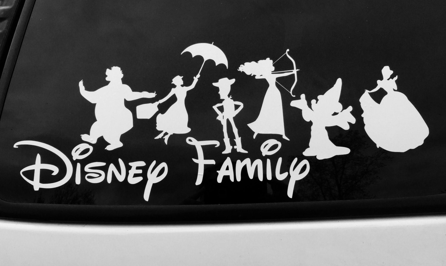 Custom Disney Family Decal Personalized by LostThingsByTiffany