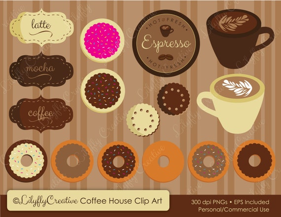 coffee and cookies clipart - photo #12