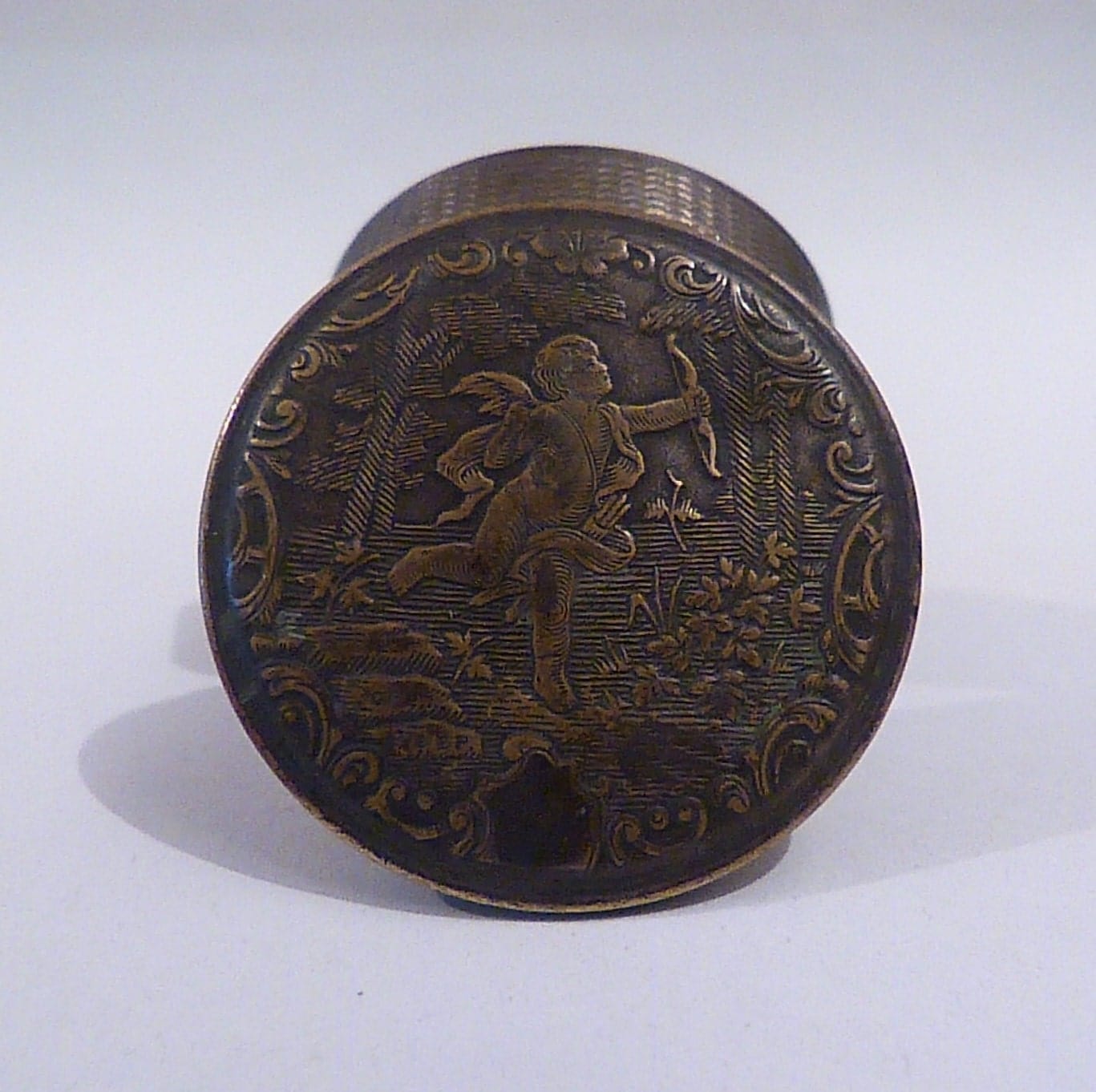 Very rare antique ARTES CUPID compact French powders compacts gifts for ...
