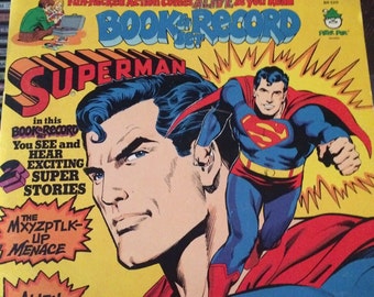 Superman book and record combo - il_340x270.792540526_7ma3