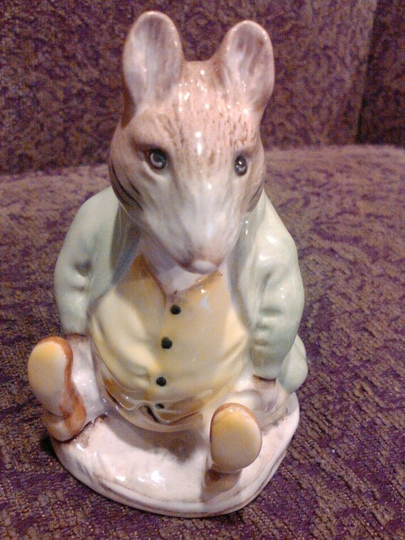 Extremely Rare Beatrix Potter Figurine Samuel by sickadnb on Etsy