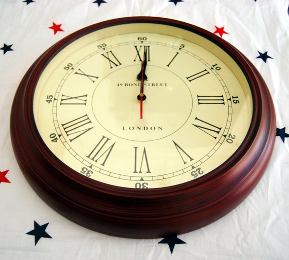 49 bond st london table clock by timeworks