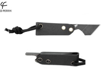 Fred Perrin Rare Knives Kiridashi Pliant Black