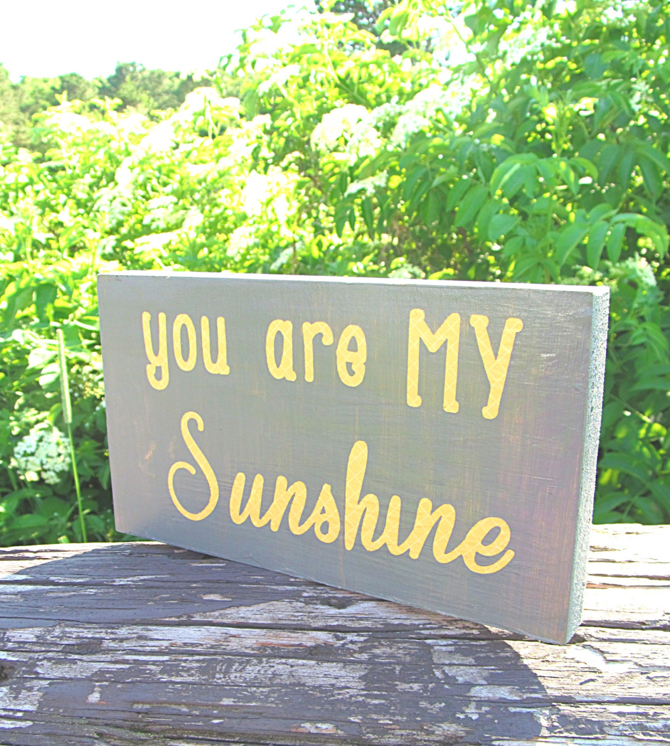 You Are My Sunshine Sign Nursery Decor by PureMerakiDesigns