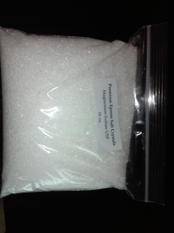 Epsom Salt Crystals by NaturetoBody on Etsy