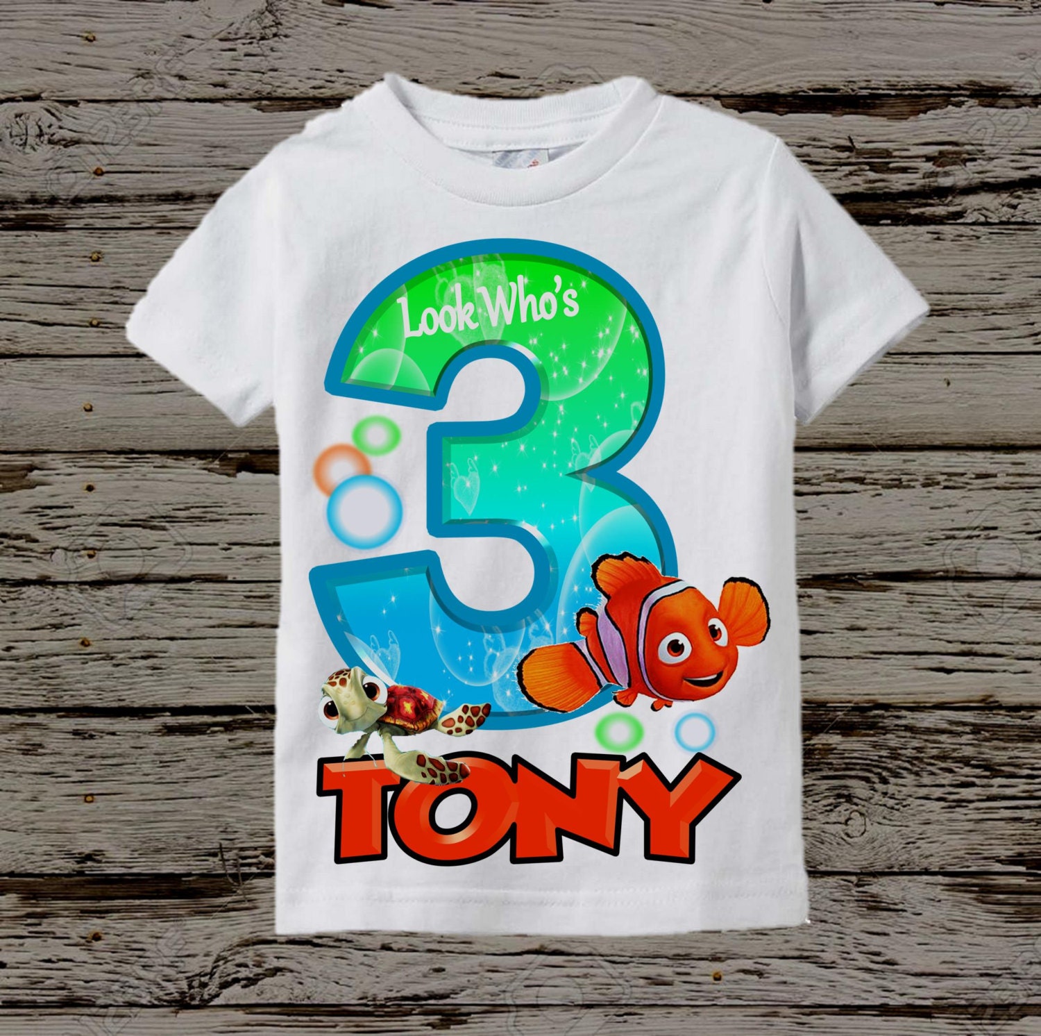 nemo birthday shirt