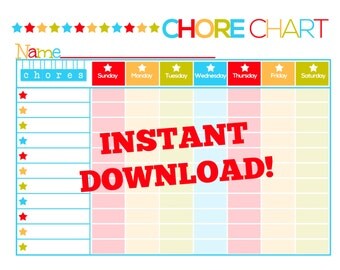 Kids Printable Chore Chart