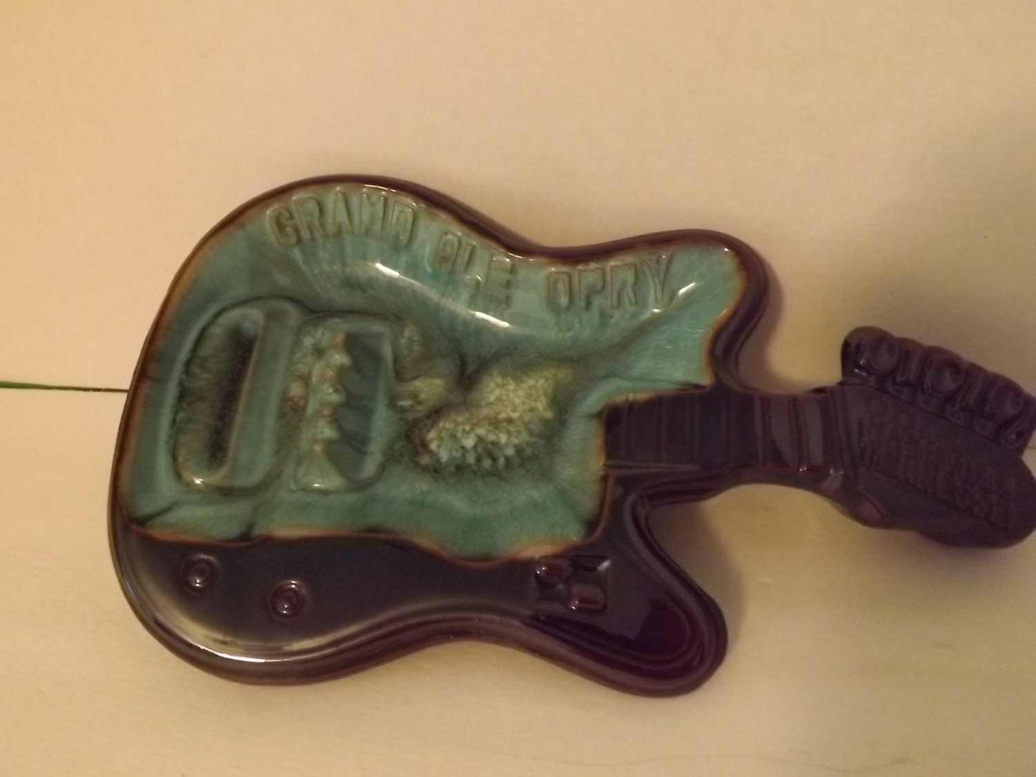 Vintage Grand Ole Opry Guitar Ashtray