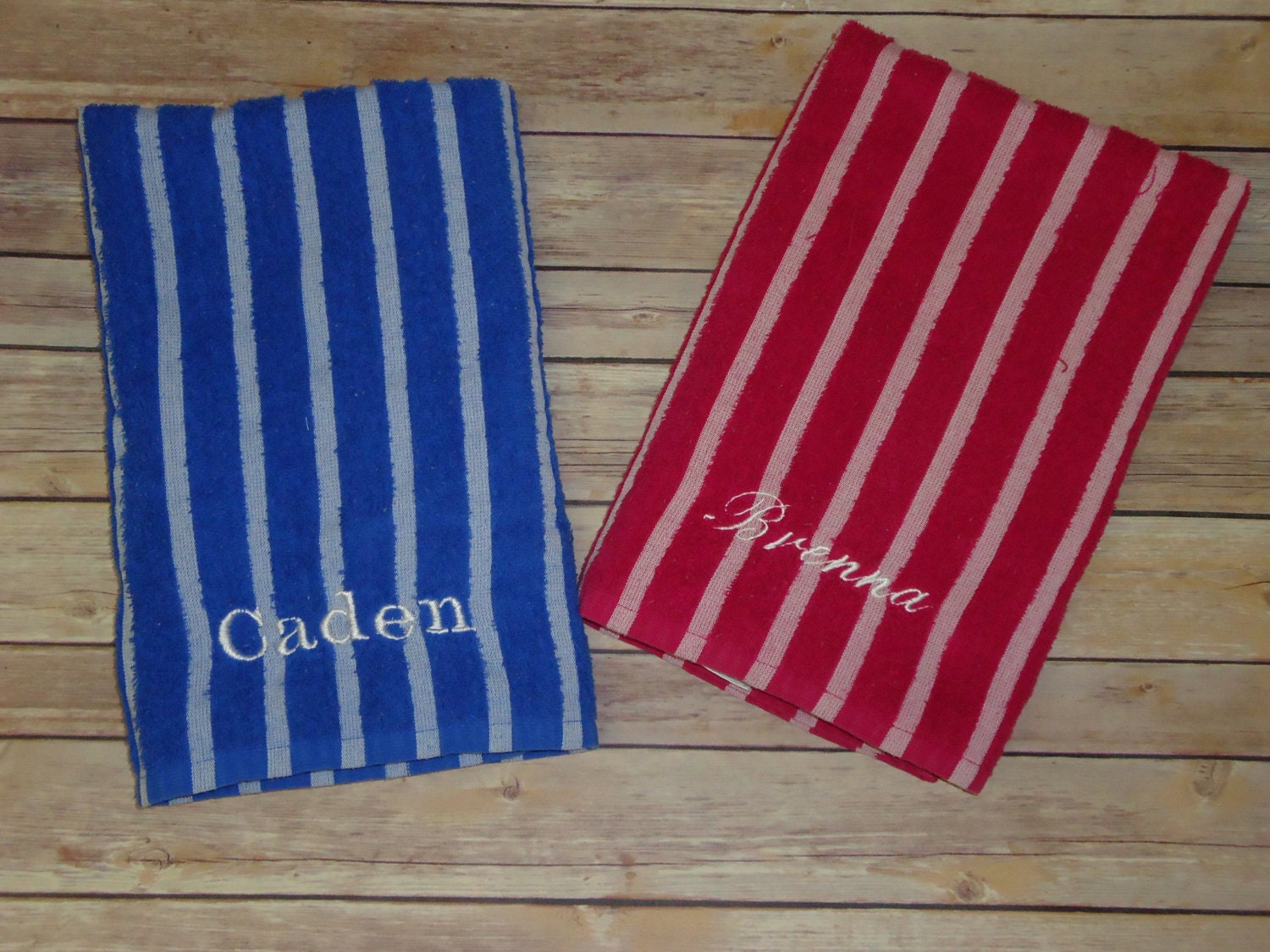 Personalized Embroidered Beach Towel Choose By Cqnchandmadeitems