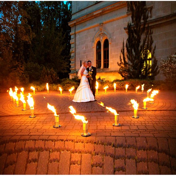Items similar to Viking Fire Torch Your Wedding made special (outdoor