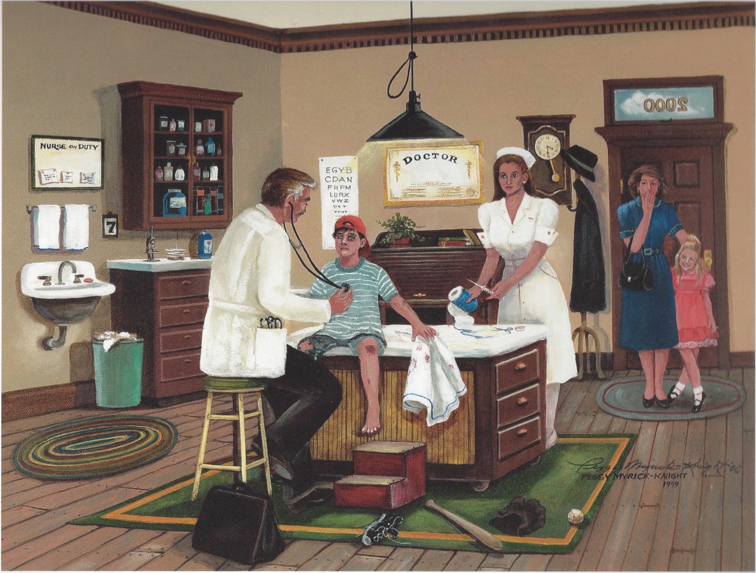 Doctors Office Country 1940's 1950's