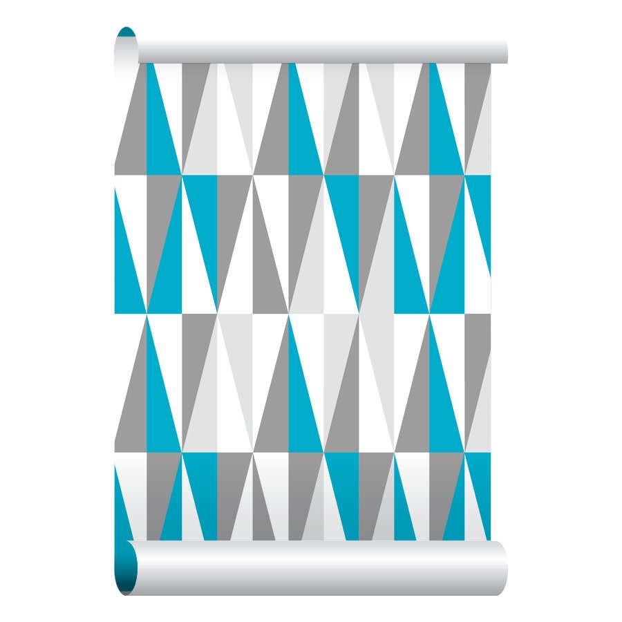 Self-adhesive Removable Wallpaper Geometric Triangles