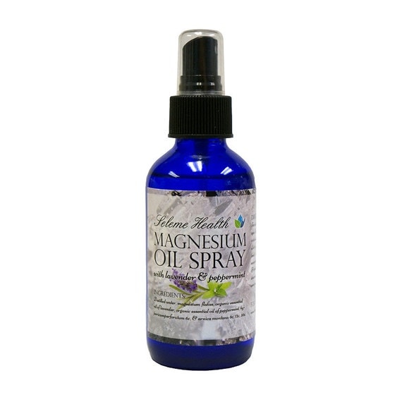 Painrelieving Magnesium Oil Spray with Lavender and