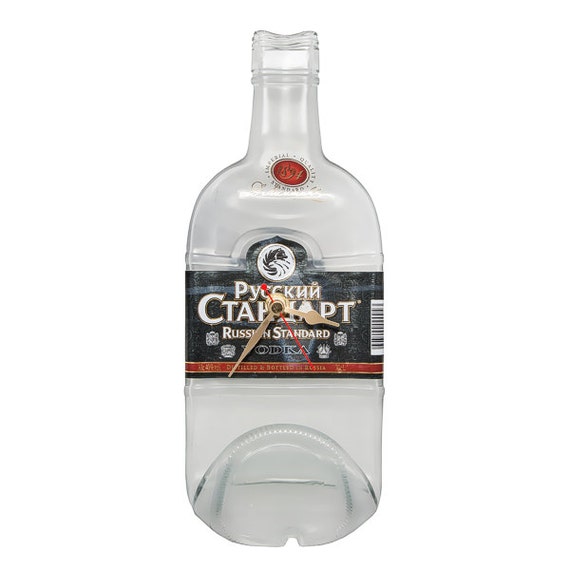 Items similar to Russian Standards Vodka Bottle clock on Etsy