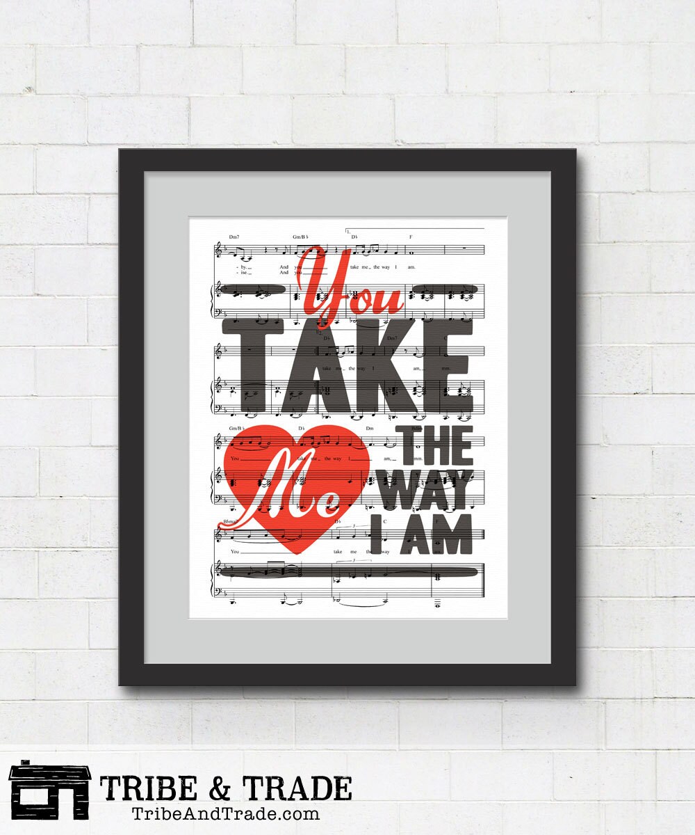 You Take Me The Way I Am