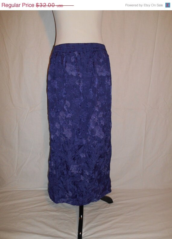 SUMMER SALE vintage 90s long maxi skirt by ATELIERVINTAGESHOP