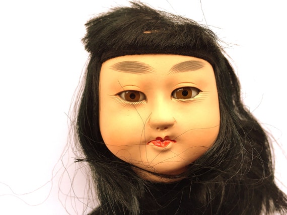 Kawaii Japanese Doll Head Ichimatsu Doll Body Part D6-3 Girl Head