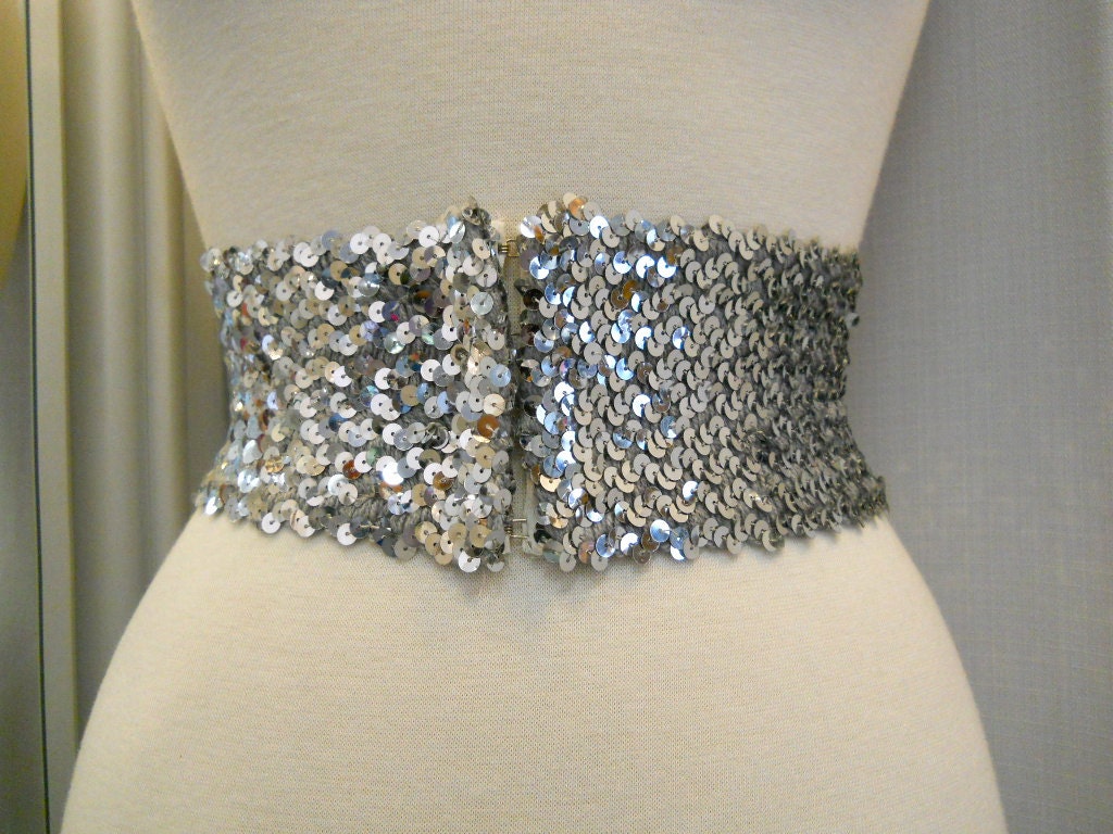 sequins belt