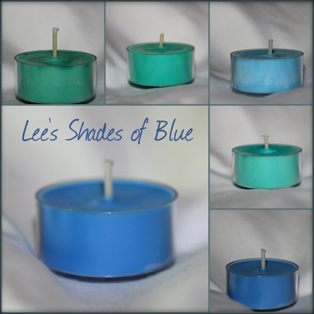 Lee's Shades of Blue Tea Lights
