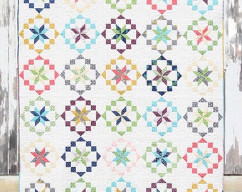 winter twist kaleidoscope quilt pattern