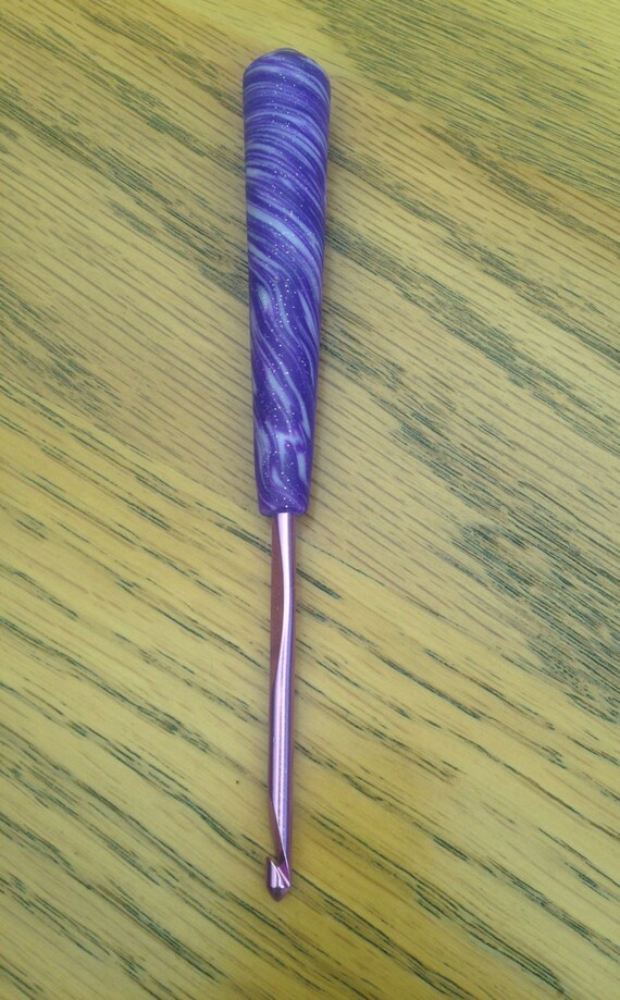 Susan Bates Aluminium crochet Hook 4mm mm by andrealesleycrochet