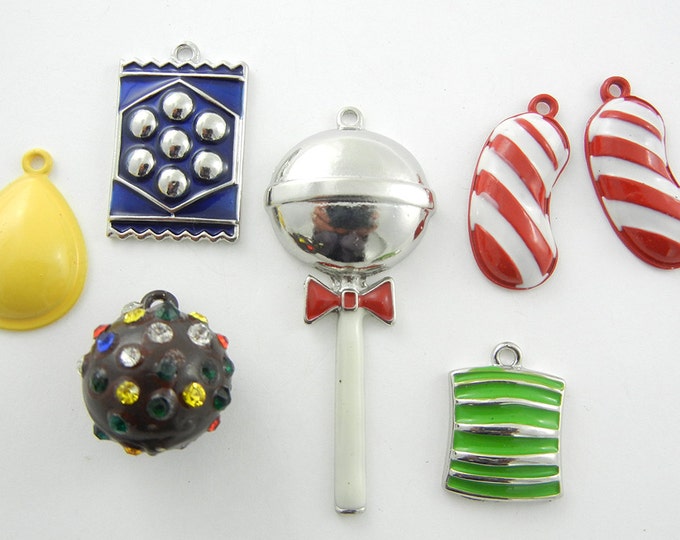 Set of 7 Candy Charms