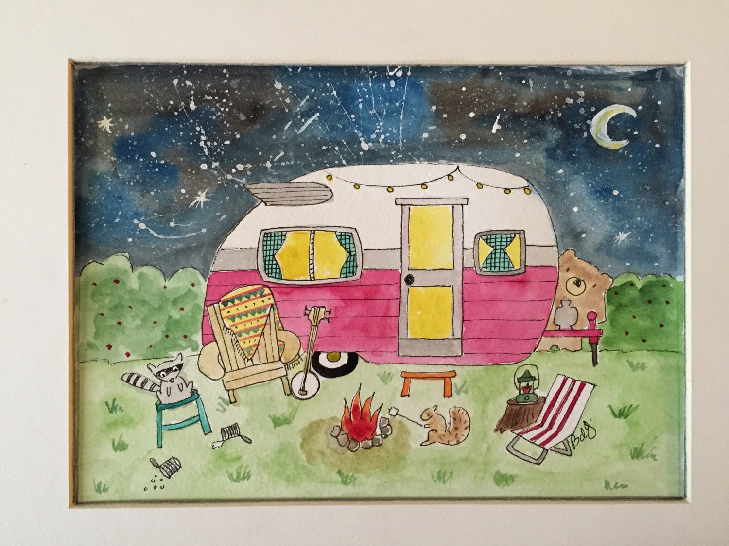 Vintage Camper Painting Ideas