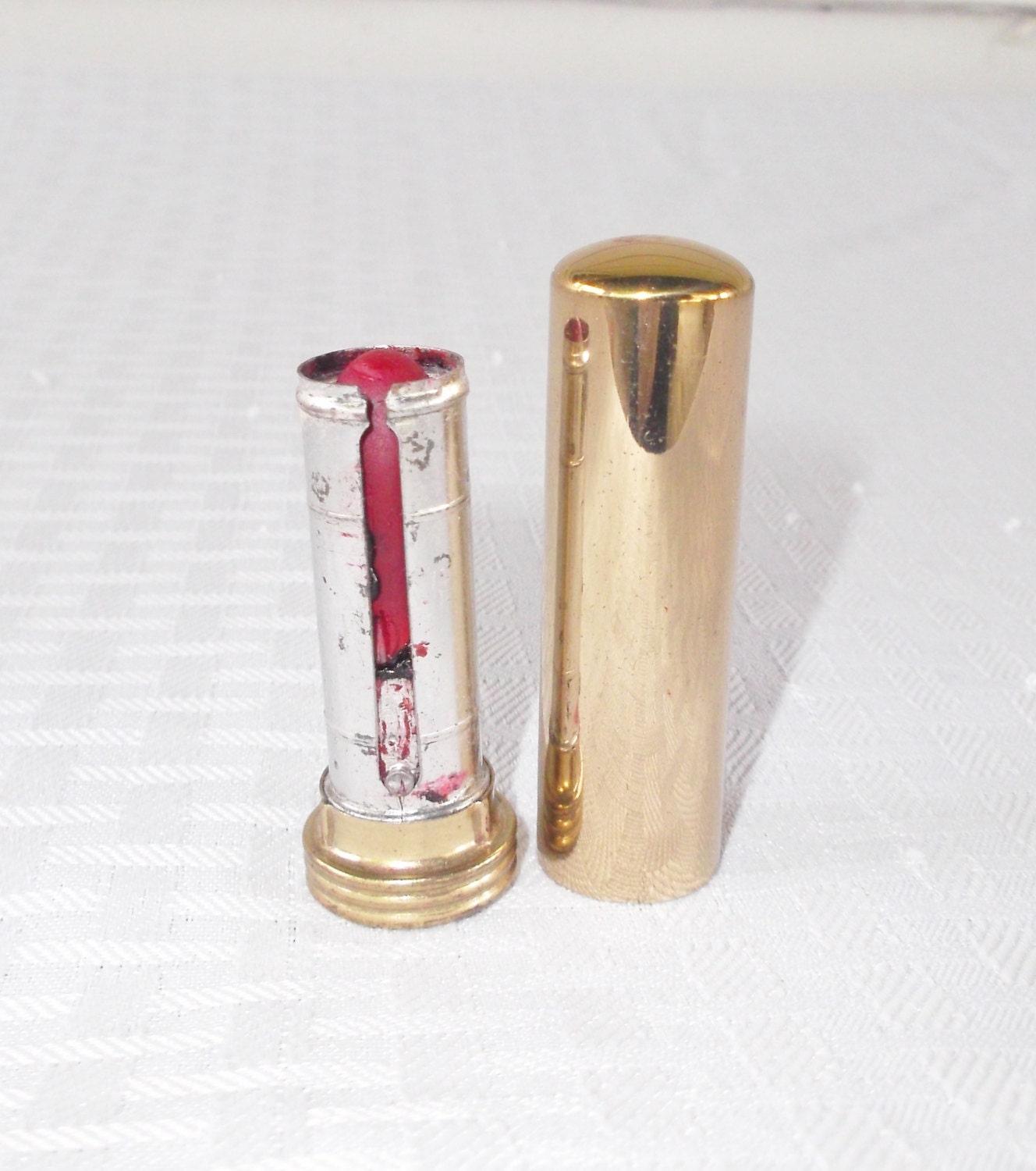 50s 60s Vintage Lipstick Carousel Red by Toiletries