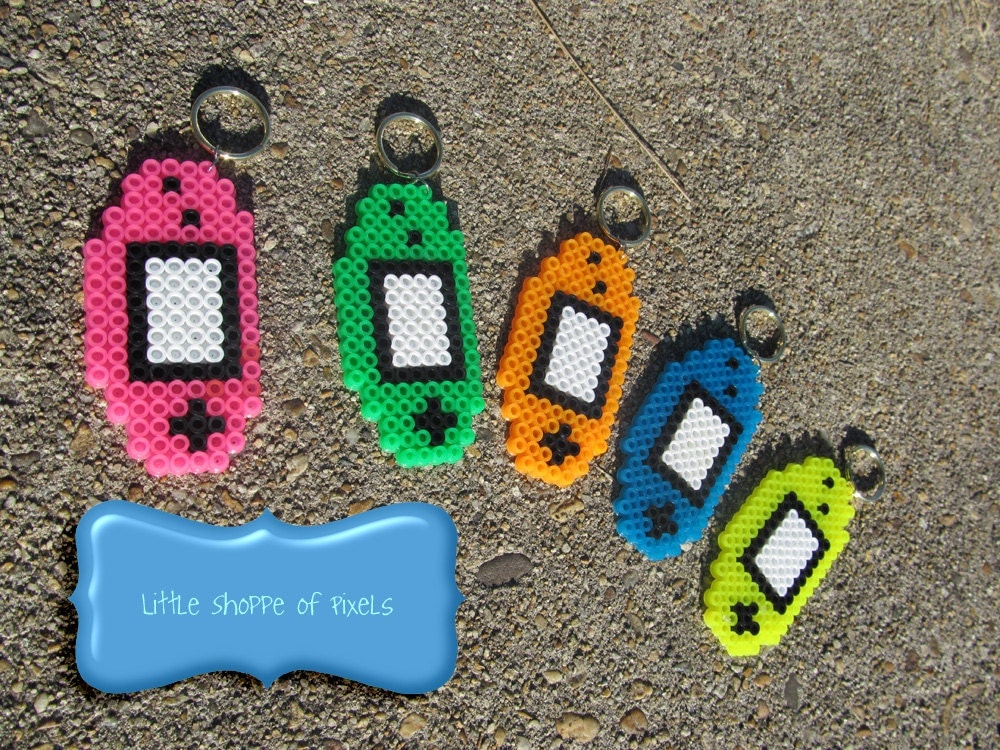 Gameboy Advance Console Keychain // video game keychain