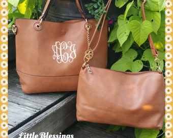 Monogrammed Purse 2-in-1