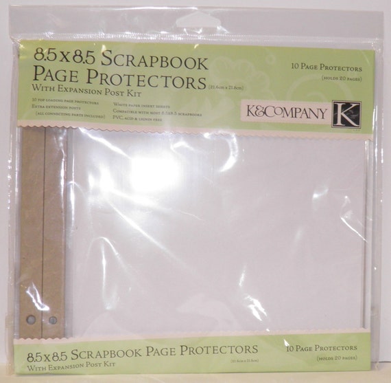 K & Company Scrapbook Page Protectors