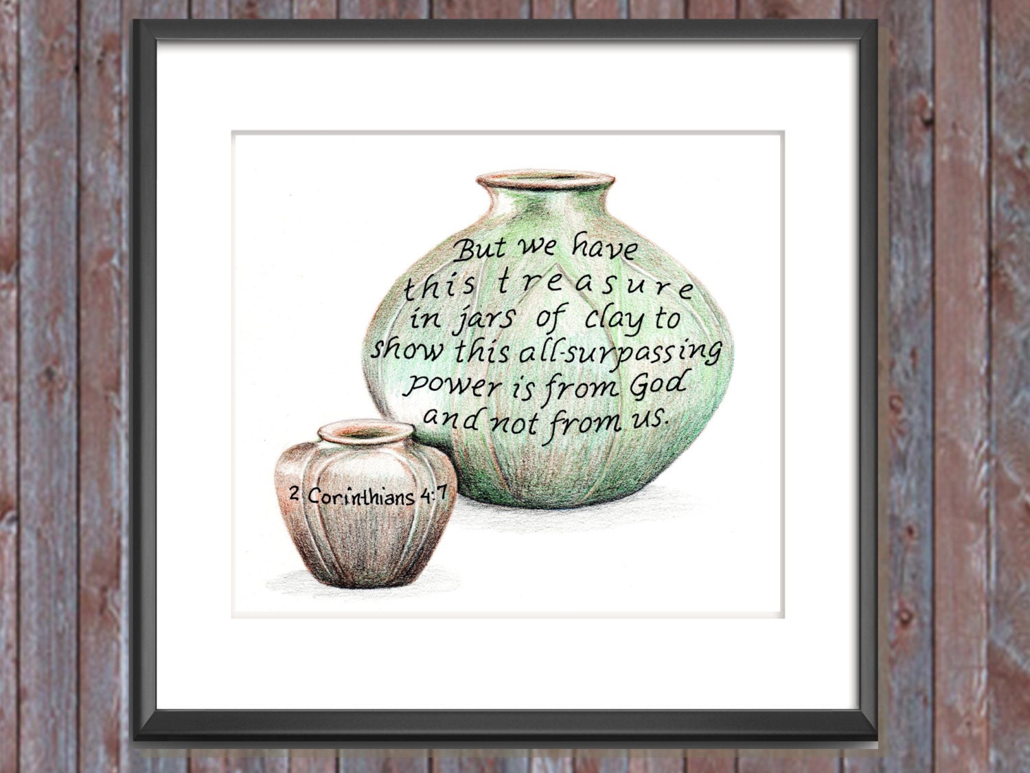 Jars of Clay Bible Verse art print scripture design hand