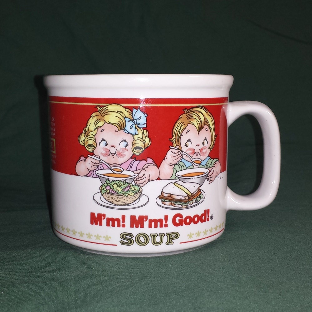 Vintage Campbells Handled Soup Bowl / 1993 Campbells Soup Mug