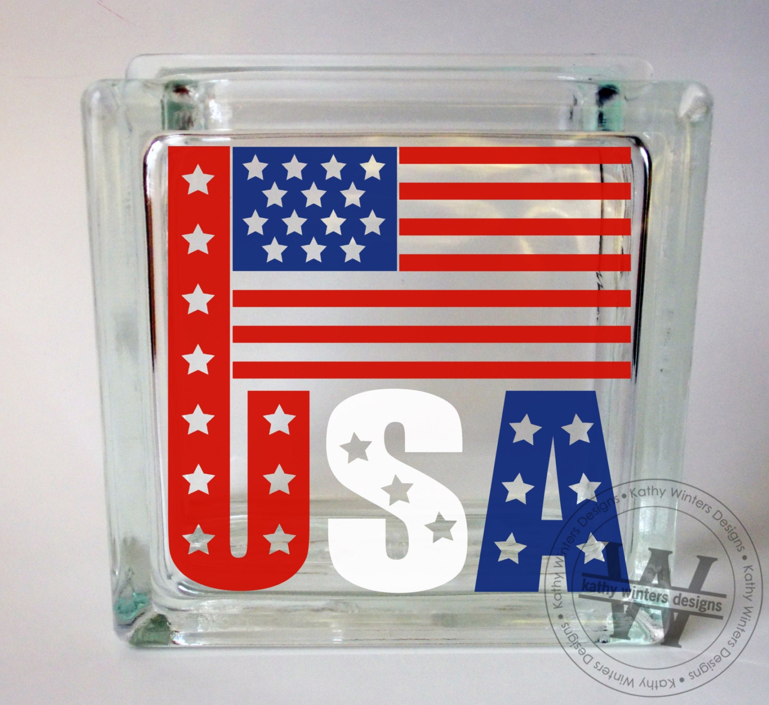 Vinyl Lettering Glass Block Decal USA By KWintersDesigns On Etsy   Il Fullxfull.784483102 8903 