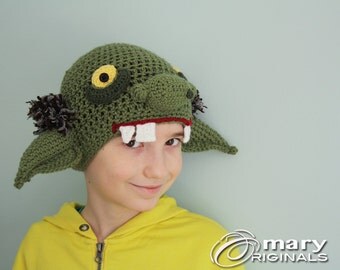 Goblin Hat, Orc Hat, Troll Hat, Alien Hat, Ogre Hat, Creature Hat, Halloween Costume, Syfy Costume, Men Women Children Clothing,