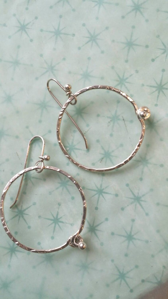 Silver Large Vita Hoops main image 1