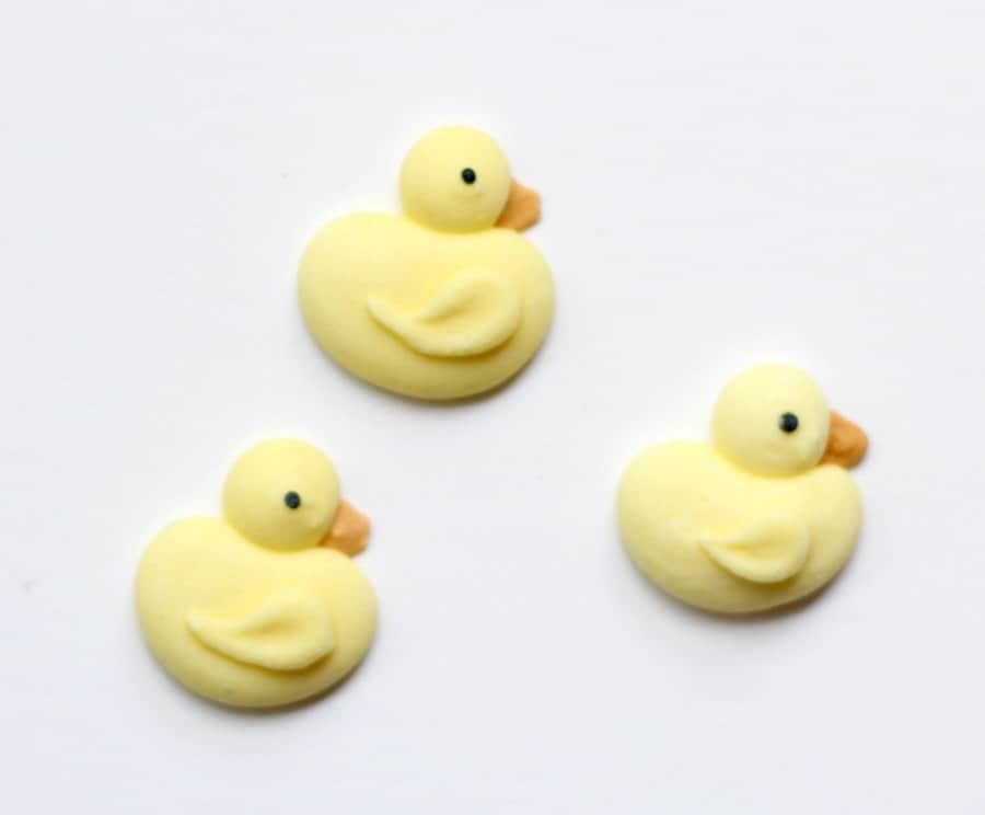 Baby Duck Icing Decorations Baby Shower or Spring Sugar