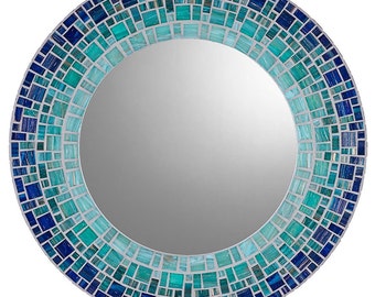 Custom Wall Mirror - Round Mosaic Mirror