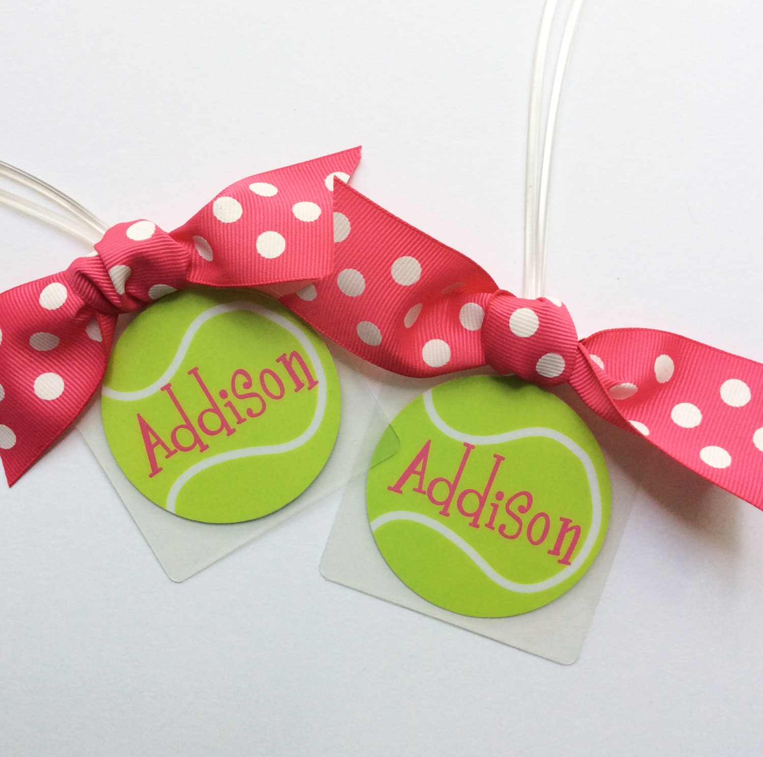 Monogrammed Tennis Bag Tag Tennis Gift Tennis Bag Tag