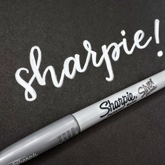 Sharpie METALLIC SILVER fine point marker Sharpie permanent