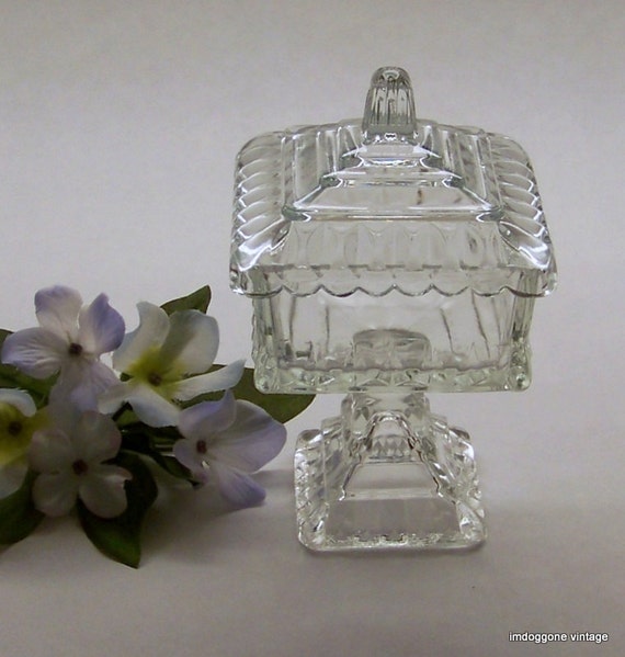 Glass Wedding Clear Pressed Glass