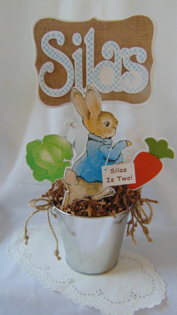 Peter Rabbit Centerpieces Beatrix Potter by ASweetCelebration