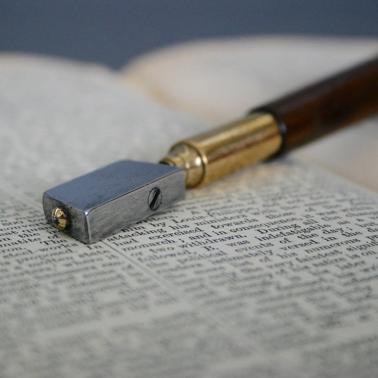 Antique Diamond Tipped Glass Cutting Tool from England