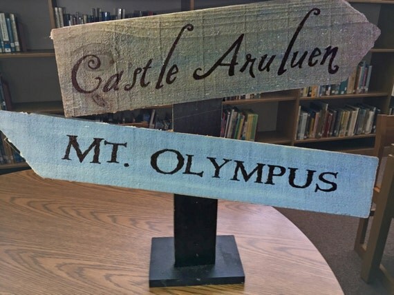 Fictional Places Sign 2 locations