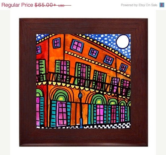 YIPEE 50 Off New Orleans Art Framed Ceramic by HeatherGallerArt