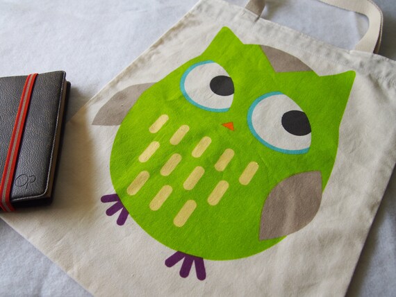 Tote Bag , Big Owl Tote bag for iPad  iPad Air  MacBook Air  beach ...