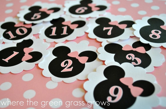 Minnie Mouse Photo Circles