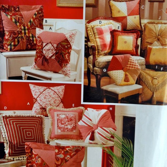 10 Great Pillows Sewing Pattern Simplicity Home Decorating