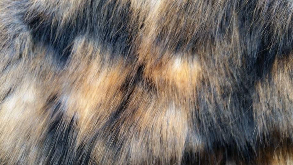 Calico Cat Faux Fur Craft Size by everafterfabrics on Etsy